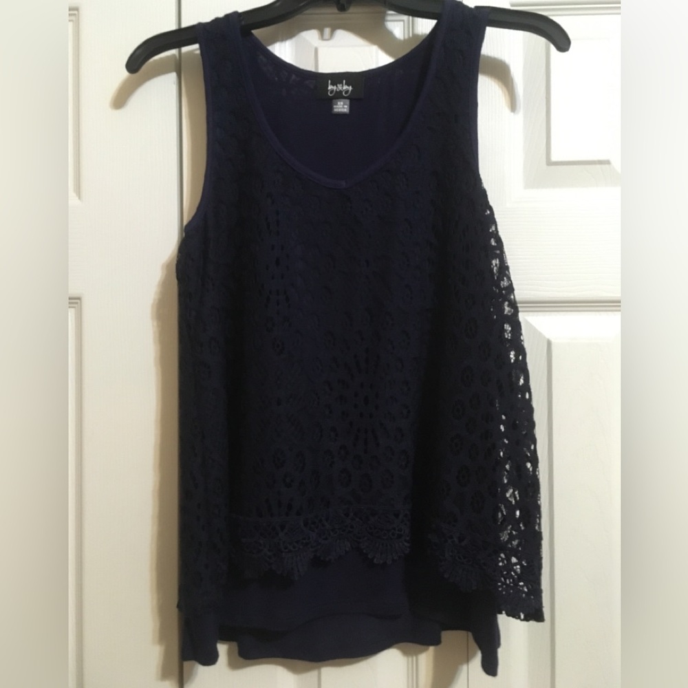 Top sleeveless from by&by size XS navy